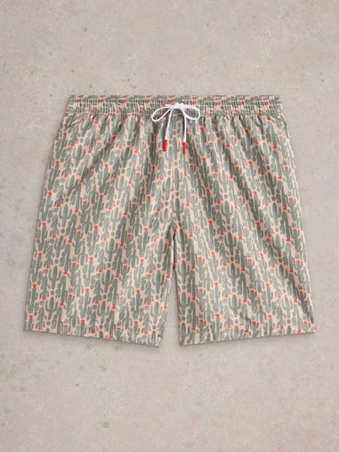 Badeshorts mit Kakteenprint