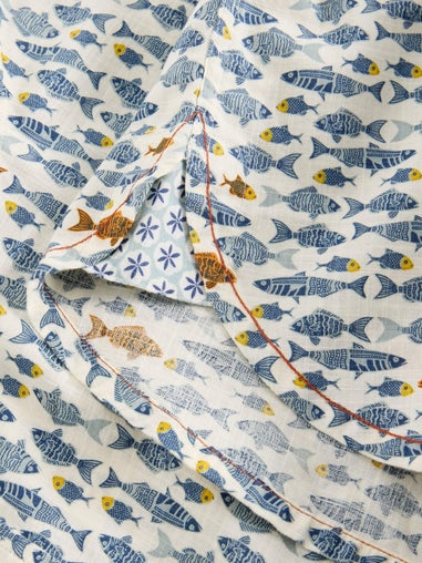 Hemd Hayle mit Fischprint