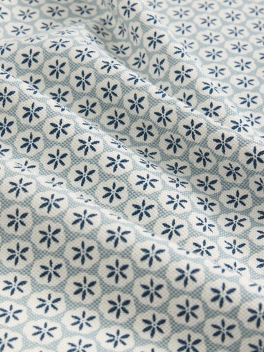 Polohemd mit Geo-Print