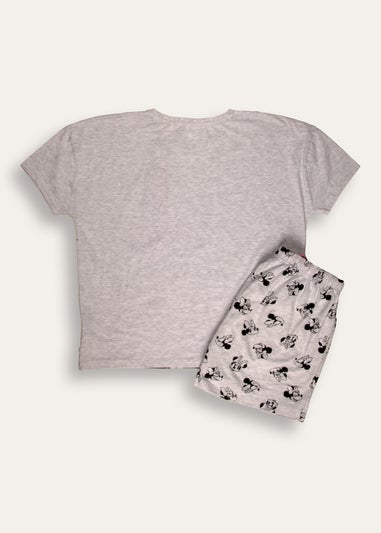 Disney Minnie Mouse Grey Short Pyjama Set