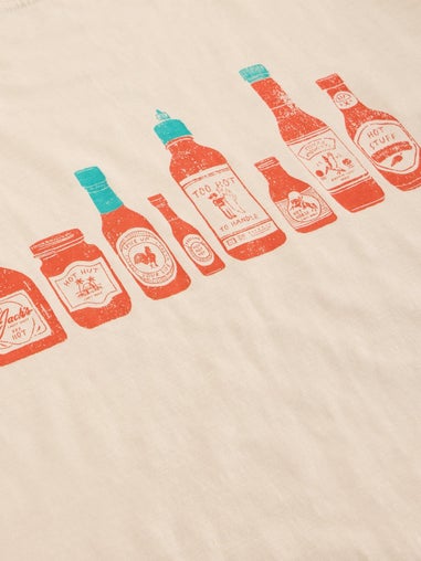 T-Shirt Abersoch mit Chiliprint