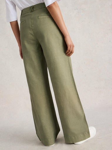 Chinohose Twister mit weitem Bein