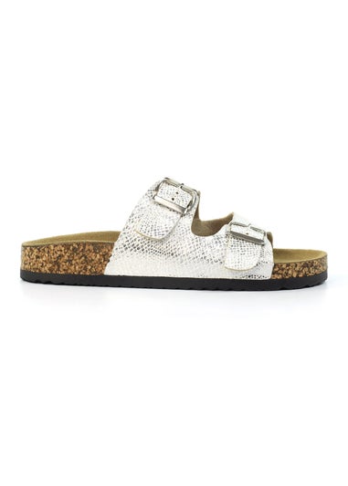 Lunar Silver Mykonos Sandal