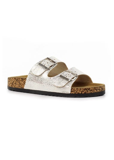 Lunar Silver Mykonos Sandal