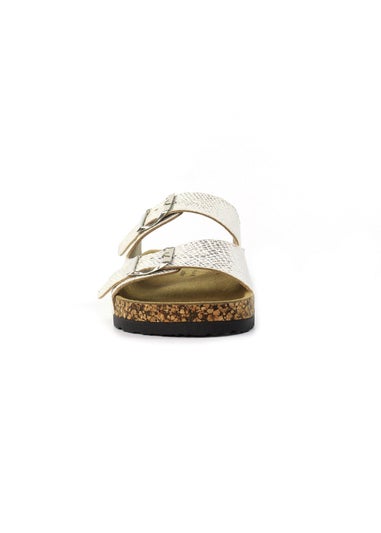 Lunar Silver Mykonos Sandal