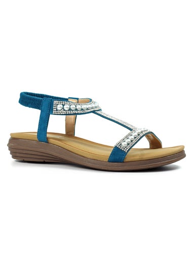 Lunar Teal Tancy Sandal