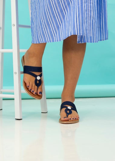 Lunar Blue Ezra Sandal