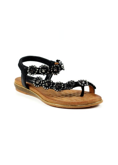 Lunar Black Charlotte II Sandal