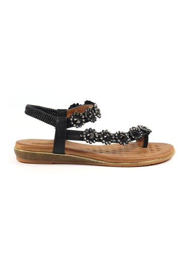 Lunar Black Charlotte II Sandal