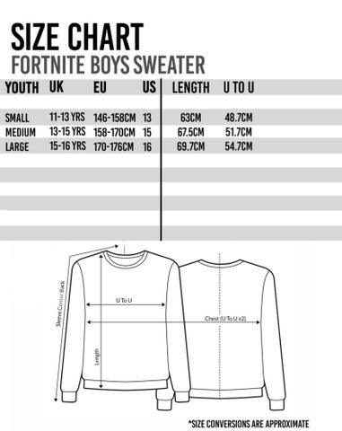 Fortnite Victory Royale Boys Black Sweatshirt (11-16 Yrs)