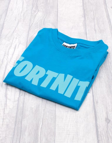 Fortnite Kids Logo Blue T-Shirt