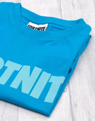 Fortnite Kids Logo Blue T-Shirt