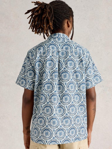 Hemd Finsbury mit Kachelprint
