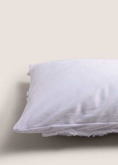 Cream Bow Cushion