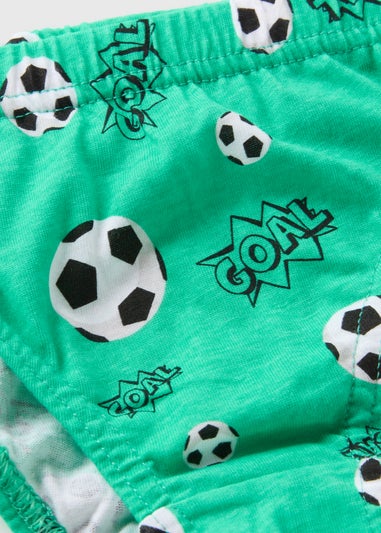 7 Pack Boys Multicolour Football Briefs (1.5-11yrs)