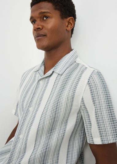 Green Honeycomb Texture Shirt