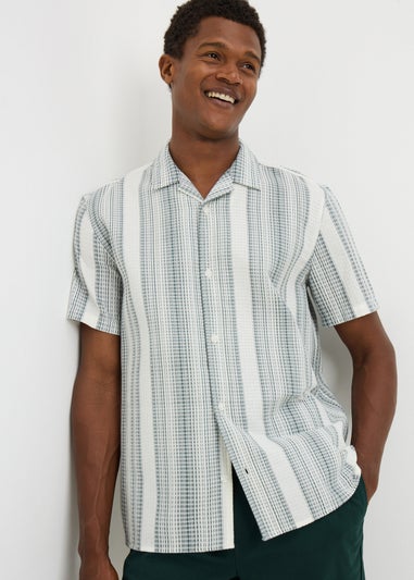 Green Honeycomb Texture Shirt