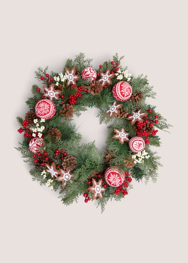 Fairisle LED Wreath