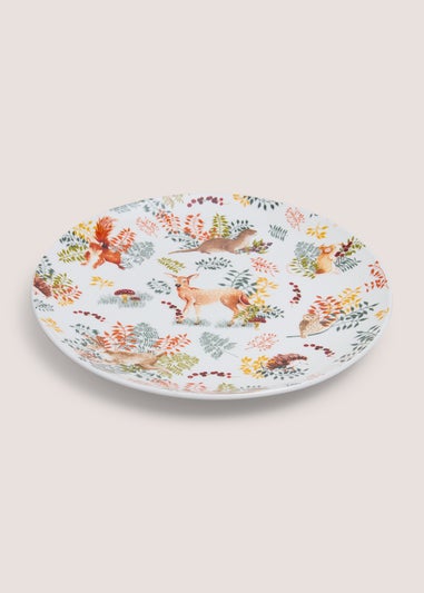 Woodland Animal Dinner Plate