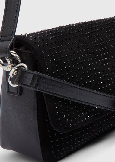 Black Diamante Bag