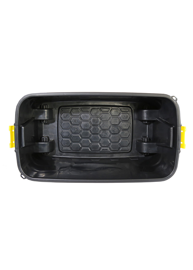 Charles Bentley Heavy Duty Trunk on Wheels Black