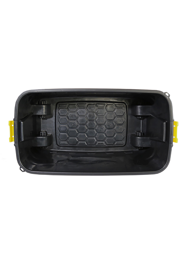Charles Bentley Heavy Duty Trunk on Wheels Black