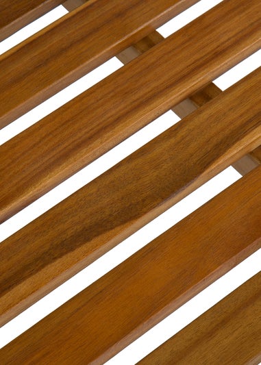 Charles Bentley FSC Acacia Wooden Bench (H90cm x W120cm x D61cm)