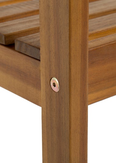 Charles Bentley FSC Acacia Wooden Bench (H90cm x W120cm x D61cm)