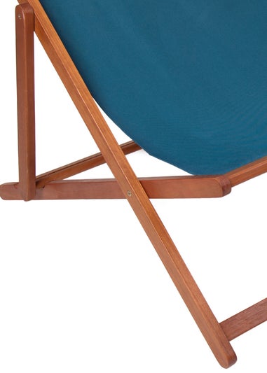 Charles Bentley FSC Eucalyptus Wooden Double Deck Chair
