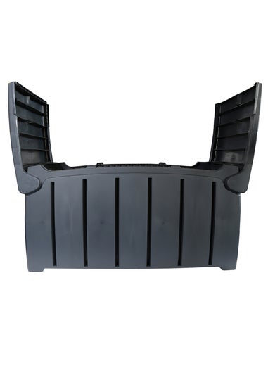 Charles Bentley Ward Plastic 322L Storage Box Black (H60cm x W115cm x D55cm)