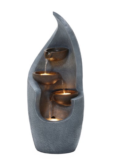 Charles Bentley Tiber Cascading Water Feature (H67cm x W27.5cm x D27cm)