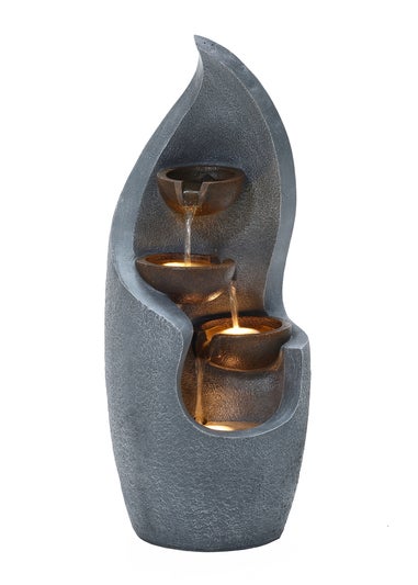 Charles Bentley Tiber Cascading Water Feature (H67cm x W27.5cm x D27cm)