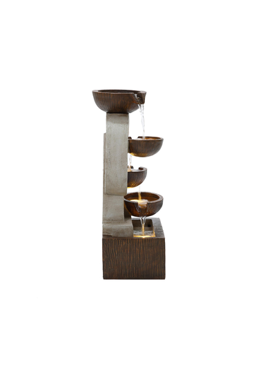Charles Bentley Nile Cascading Water Feature (H59.5cm x W31cm x D25cm)