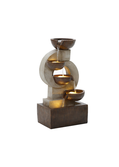 Charles Bentley Nile Cascading Water Feature (H59.5cm x W31cm x D25cm)
