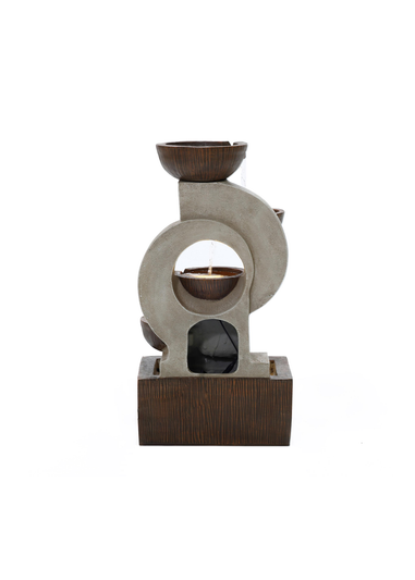 Charles Bentley Nile Cascading Water Feature (H59.5cm x W31cm x D25cm)