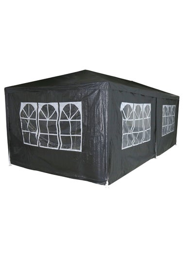Charles Bentley Party Tent Gazebo Large Showerproof Marquee (D3m x W6m)