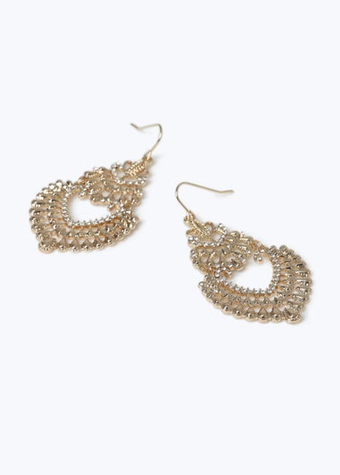Muse Gold Fishhook Earrings