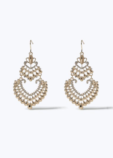 Muse Gold Fishhook Earrings