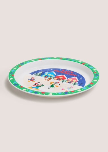 Mickey Mouse Christmas Plate