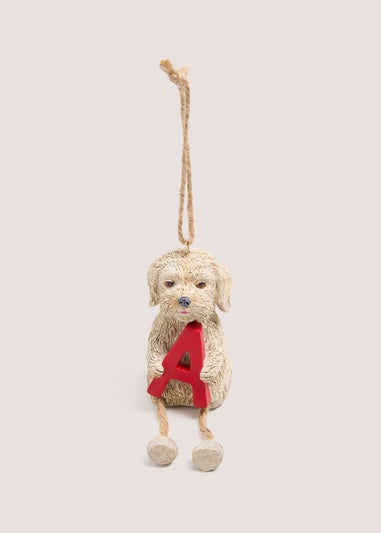 Christmas Cockapoo Alphabet Ornament