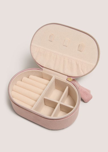 Pink Alphabet Travel Jewellery Box