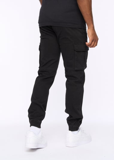 Crosshatch Black Frentons Cargo Pants