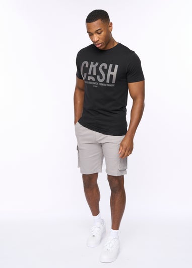 Crosshatch Grey Frentons Cargo Shorts
