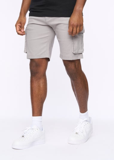 Crosshatch Grey Frentons Cargo Shorts