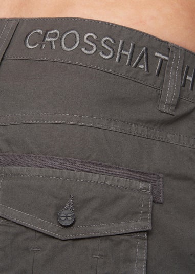 Crosshatch Charcoal Kyron Cargo Shorts
