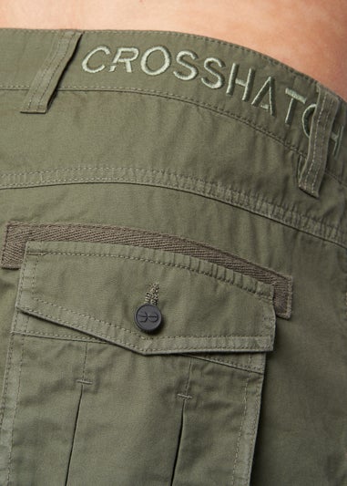 Crosshatch Olive Kyron Cargo Shorts