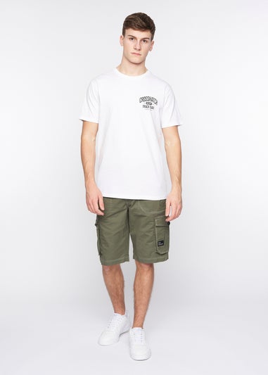 Crosshatch Olive Kyron Cargo Shorts