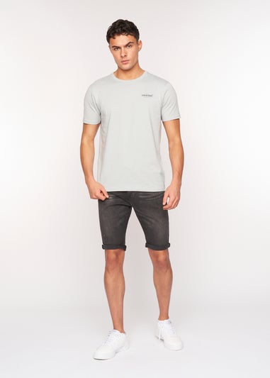 Crosshatch Black Reestier Denim Shorts