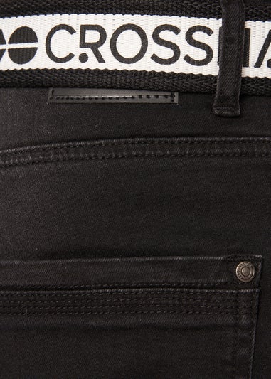 Crosshatch Black Reestier Denim Shorts