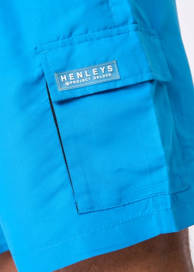 Henleys Blue Henulty Swim Shorts
